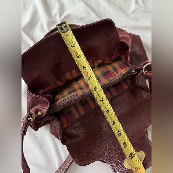 Marino Orlandi Brown Leather Satchel - Picture 7 of 11